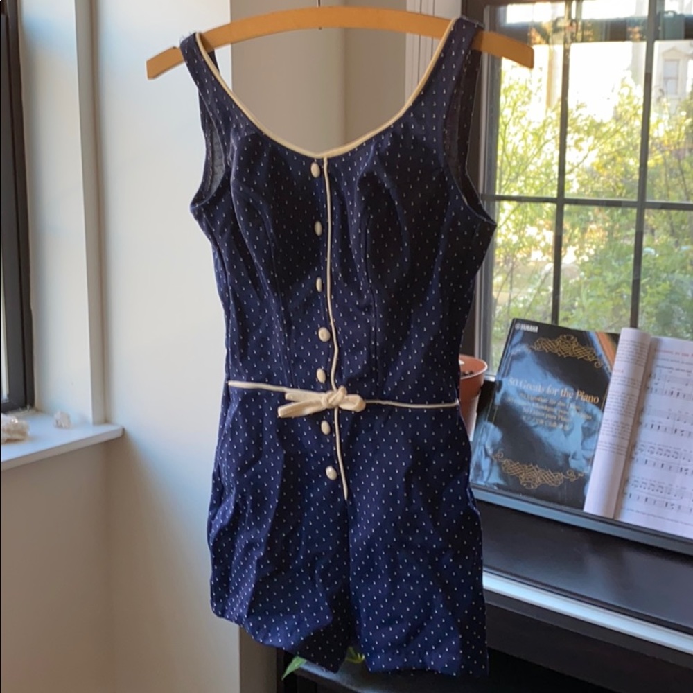 Vintage boy-shorts bathing suit